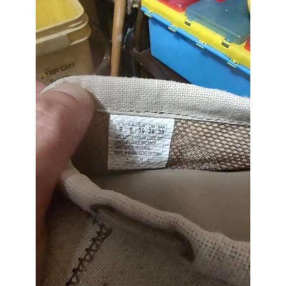 Bobs Skechers Canvas Slip On Shoes sz 9 Memory Foam Loafer women's - Picture 3 of 7